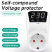 Розетка з регульованим обмеженням напруги, 16 А, автоматичний захист від перепадів напруги