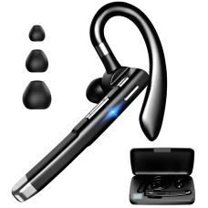 Бездротова гарнітура з мікрофоном функцією шумоподавлення та зарядним кейсом блютуз гарнітури